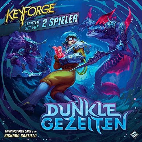 Asmodee Keyforge: Dunkle Gezeiten - Starter-Set, Grundspiel, Kartenspiel, Deckbau, Deutsch, Keyforge