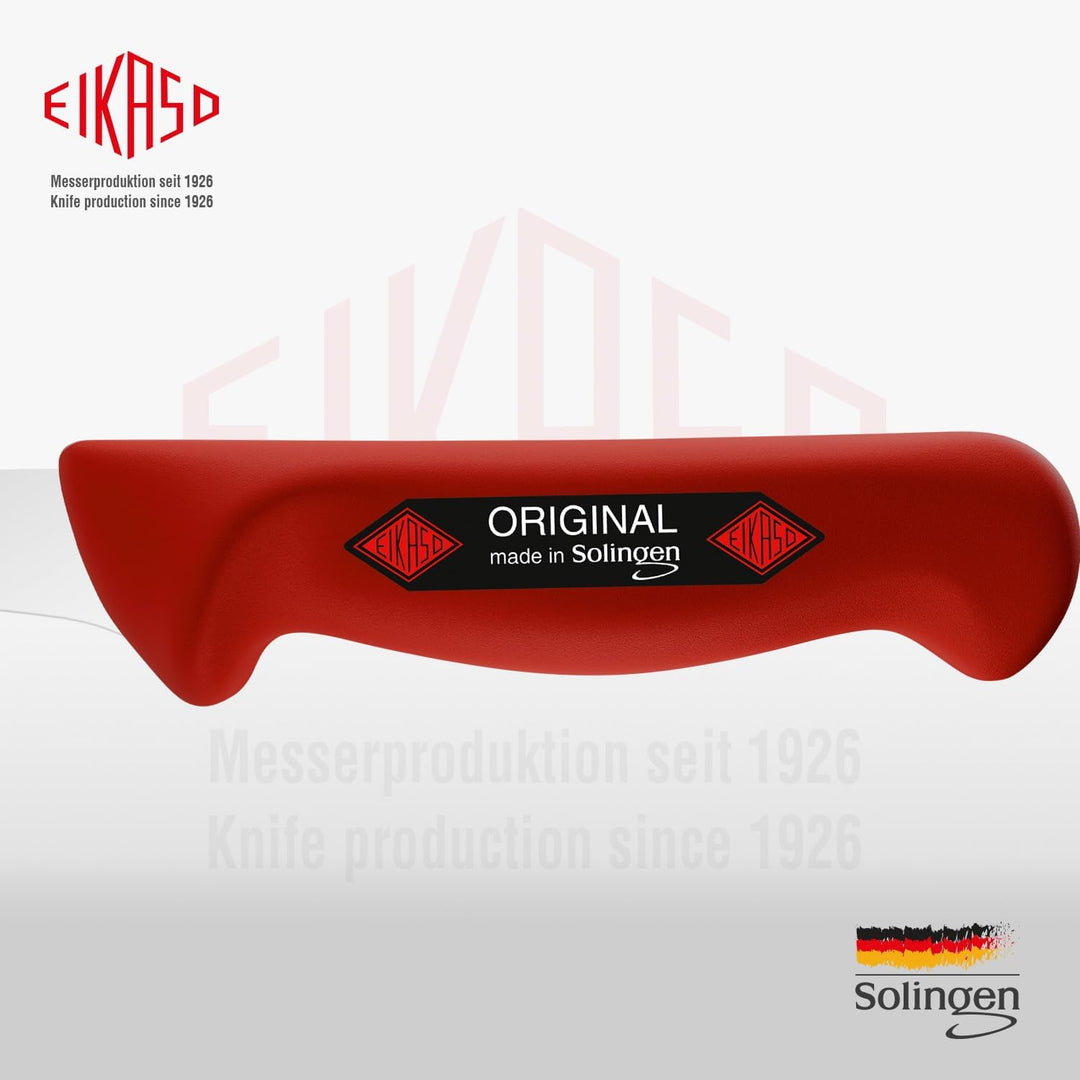 EIKASO Solingen Ausbeinmesser gerade 13cm Klinge steif aus Molybdänstahl 1.4116 Profi Fleischmesser