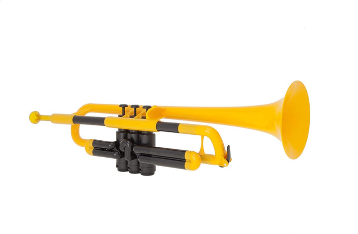 pTrumpet 700627 Trompete mit Tasche und Mundstück gelb, gelb