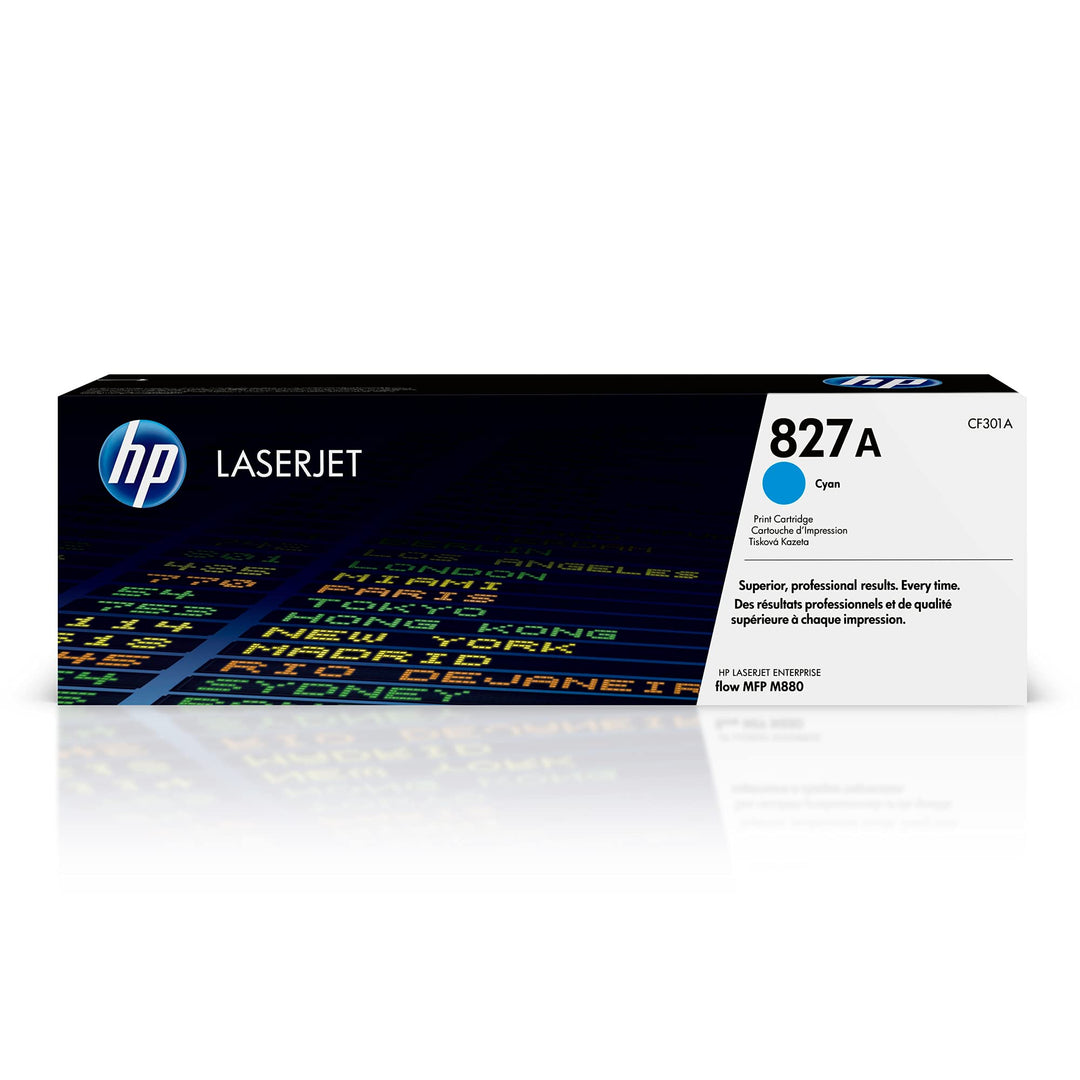 HP 827A (CF301A) Blau Original Toner für HP Color Laserjet Enterprise Flow M880 Cyan, Cyan