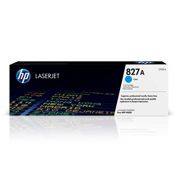 HP 827A (CF301A) Blau Original Toner für HP Color Laserjet Enterprise Flow M880 Cyan, Cyan