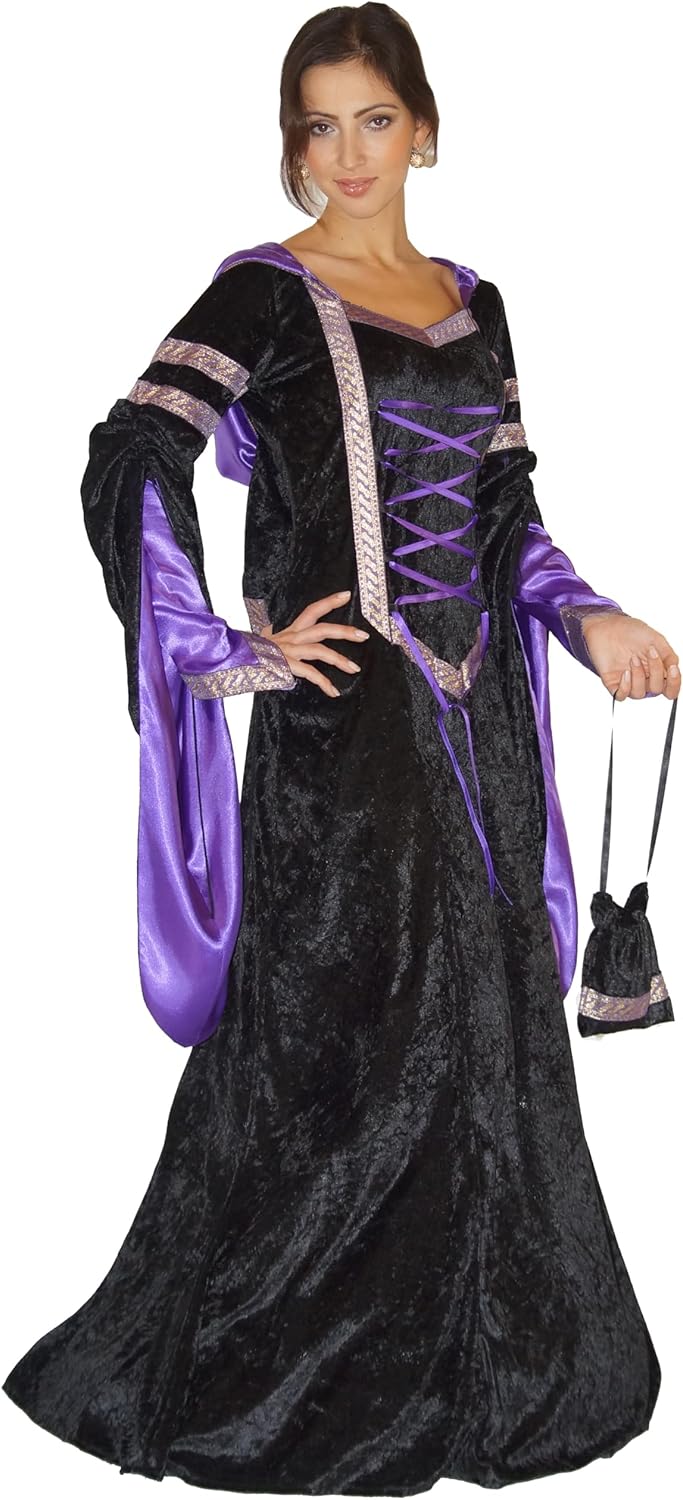 MAYLYNN 12202-M-L - Mittelalter Kostüm Melina Burgfräulein, 2-teilig, Grösse M/L, M-L