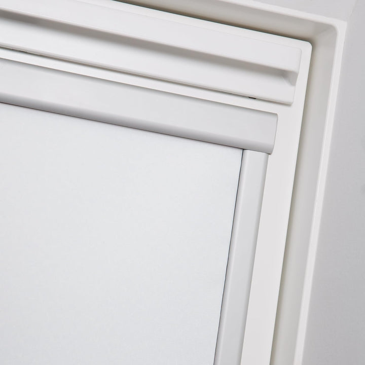 Lichtblick Dachfensterplissee, Stoff, Weiss, 49,3 x 94 cm (F6) (B x L) 49,3 x 94,0 cm (F06) (B x L)
