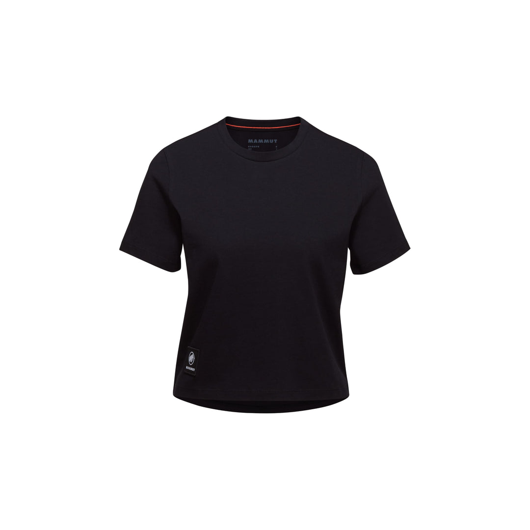 Mammut Damen Massone T-Shirt Cropped Women Patch T-Shirt (1er Pack) XS Schwarz, XS Schwarz