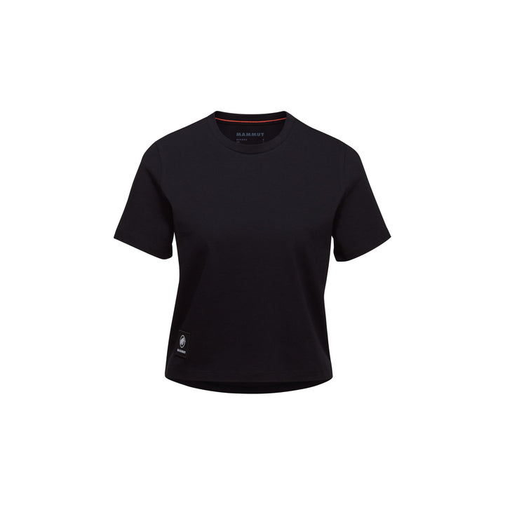 Mammut Damen Massone T-Shirt Cropped Women Patch T-Shirt (1er Pack) XS Schwarz, XS Schwarz