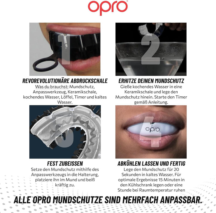 OPRO Mundschutz für Zahnärzte mit revolutionärem Käfig, ultimativer Komfort, Schutz und Passform, Za