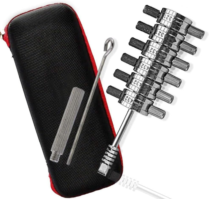 Loboo Idea Premium Ford Tibbe Dietrich/Decoder mit Ledertasche, 6-Zylinder-Lesegerät Kfz-Dietrich-We