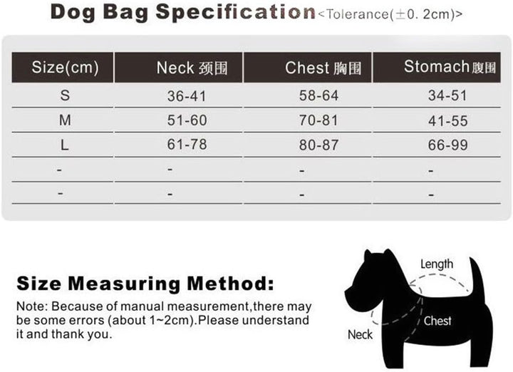 XIAOYU Hund Rucksack, verstellbare Satteltasche Kabelbaum Träger, für Reisen Wandercamping, grün, L