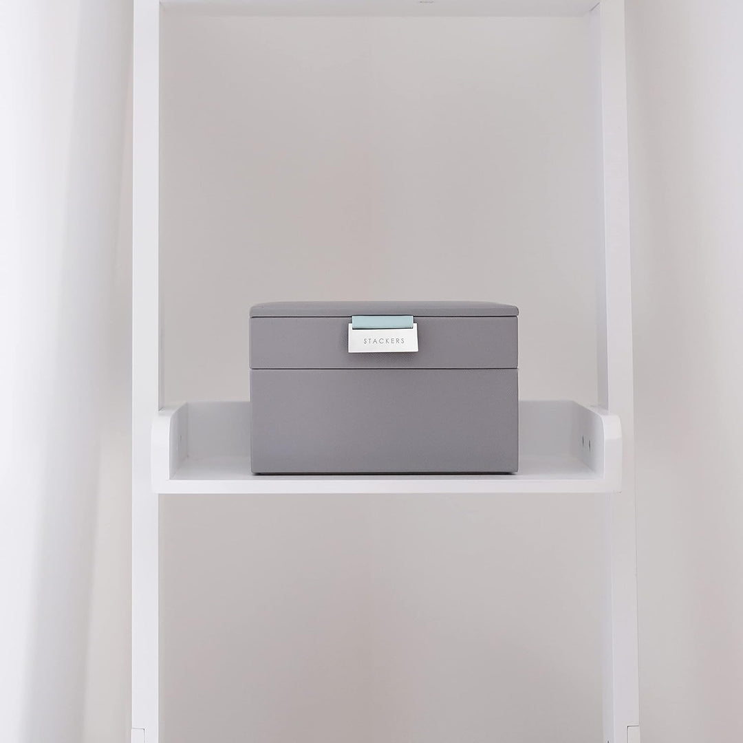 Stackers Grau Mint Mini Schmuckschatulle