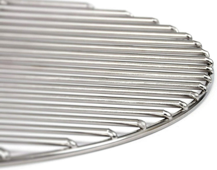 Grillrost Ø 60 cm aus Edelstahl rostfrei und elektropoliert 4mm / 10 mm Stababstand für Grill rund,