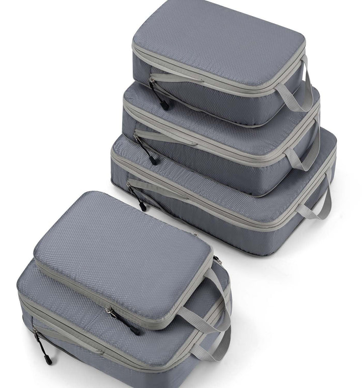 Meowoo Packing Cubes Kompression Koffer Organizer Packwürfel Packtaschen Kleidertaschen Verpackungsw