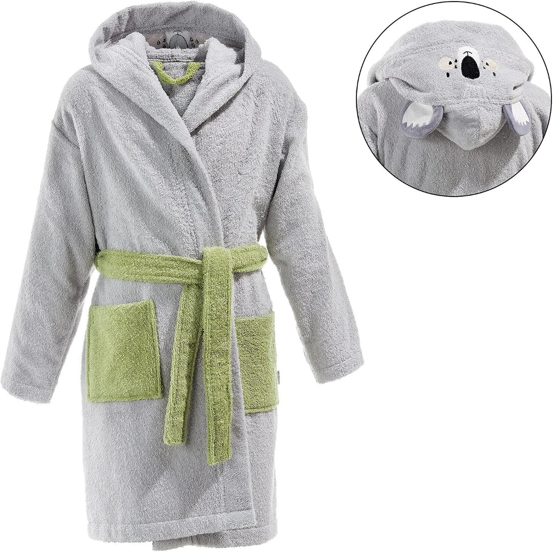 Erwin Müller Kinder Poncho mit Kapuze Tiger - kuschelweich, saugstark, angenehm wärmend Walk-Frottie