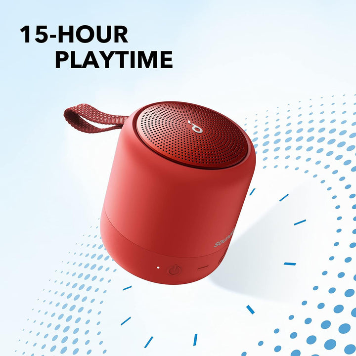 soundcore Anker Mini 3, Bluetooth-Lautsprecher mit BassUp und PartyCast Technologie, USB-C, Wassersc