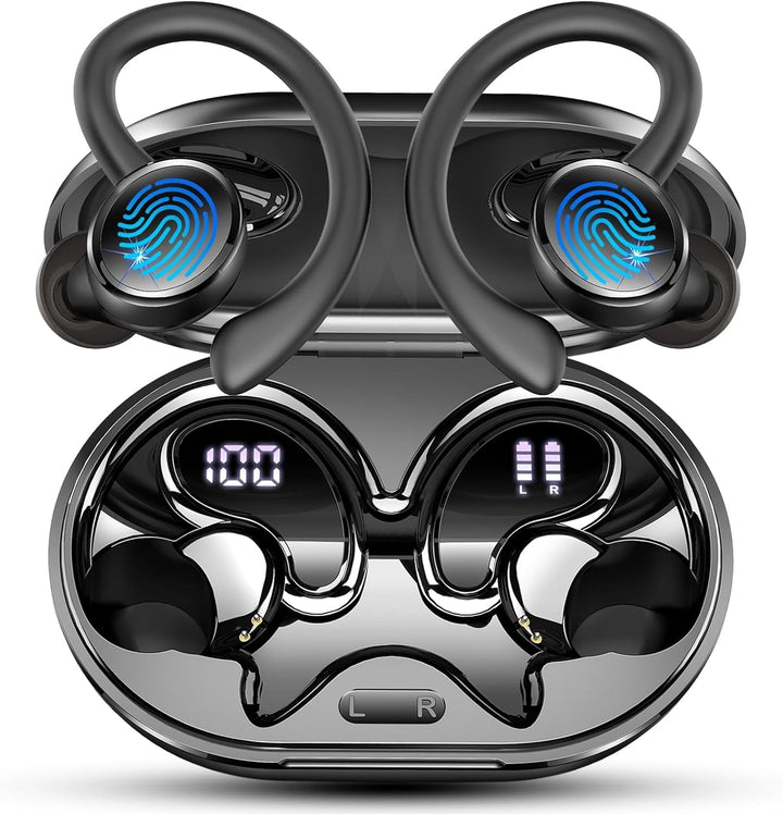 2026 Bluetooth Kopfhörer Sport, Kopfhörer Kabellos Bluetooth 5.4 Hi-Fi Stereo, 50 Std In Ear Kopfhör