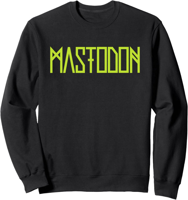Mastodon – Neon Green Logo Sweatshirt