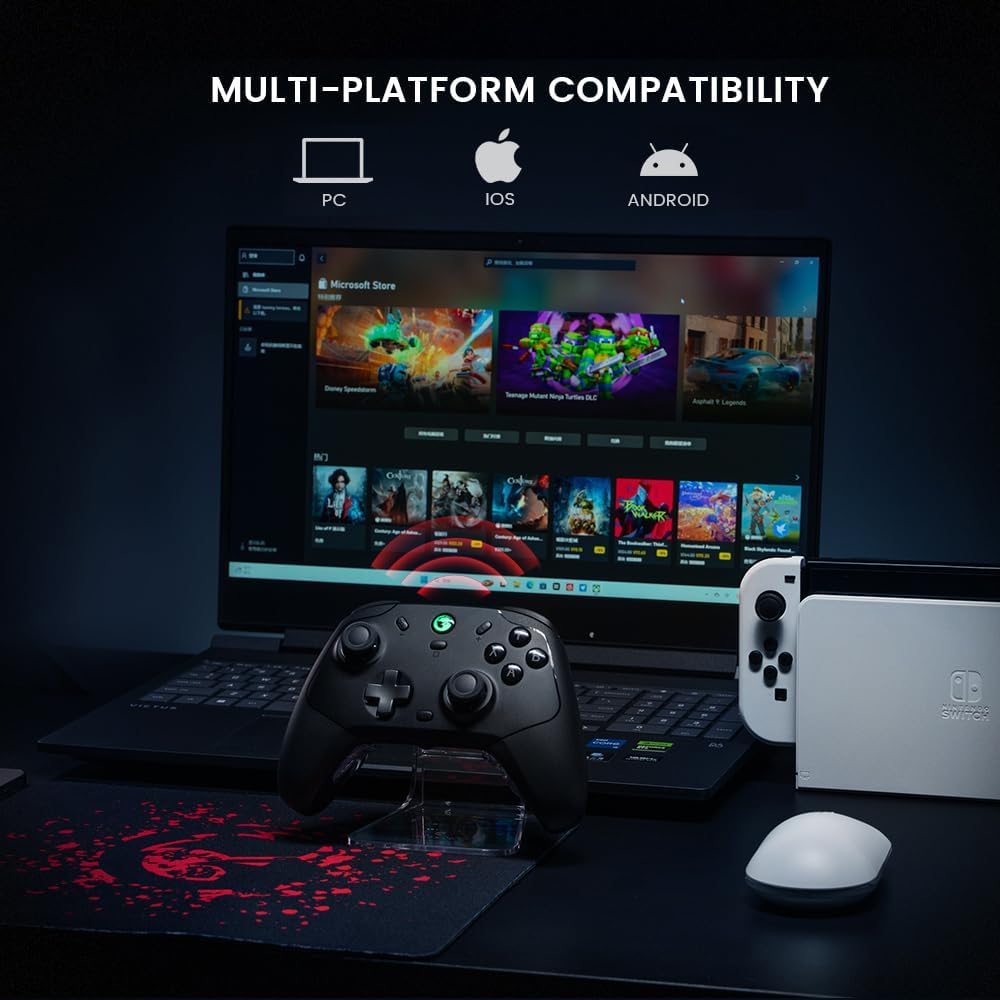 GameSir T4 Cyclone Pro Wireless Pro Controller für PC/Switch/Lite/OLED, Switch Remote Gamepad mit Ha