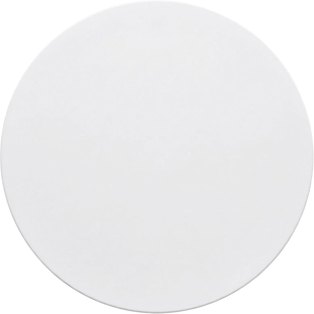 Spetebo Metall Beistelltisch rund weiss - Ø 35 cm - Couchtisch im Bistrotisch Design - Wohnzimmertis