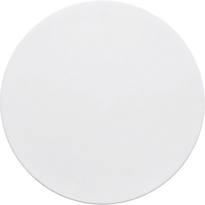 Spetebo Metall Beistelltisch rund weiss - Ø 35 cm - Couchtisch im Bistrotisch Design - Wohnzimmertis