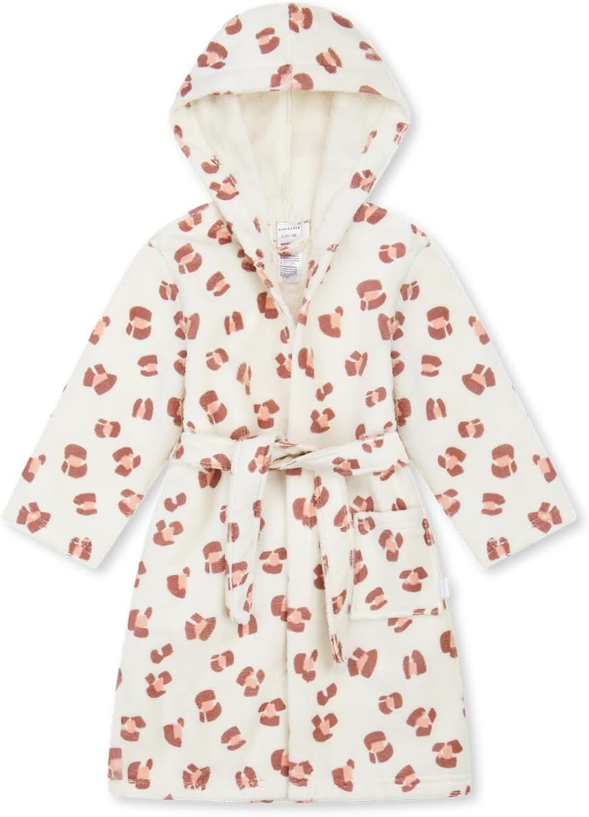 Schiesser Mädchen Bademantel - Velour - Grösse 92 bis 140 off-white_181831 92, off-white_181831 92