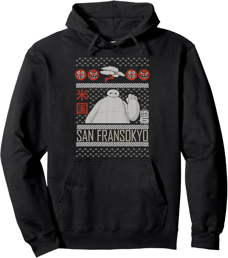 Disney Big Hero 6 TV Series Baymax San Fransokyo Sweater Pullover Hoodie