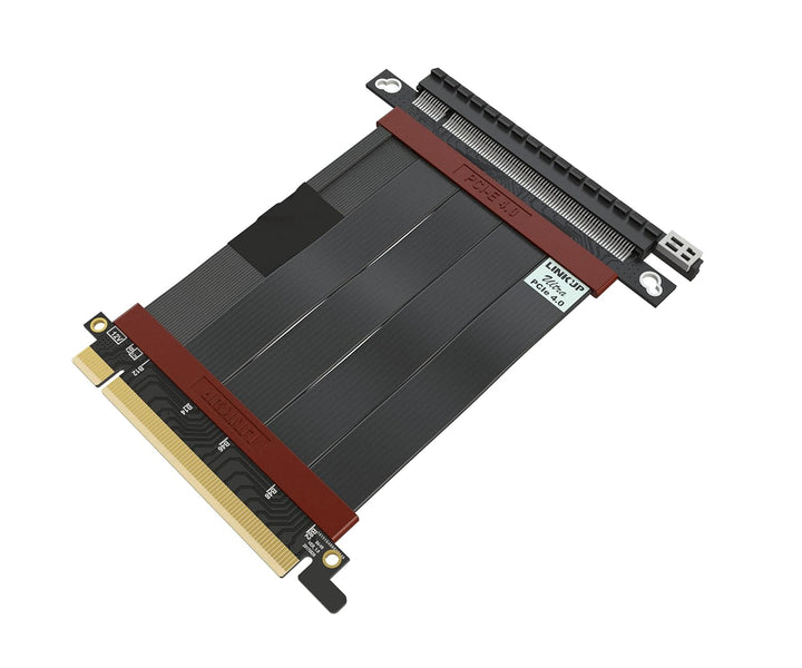 LINKUP - Ultra PCIe 4.0 X16 Riser-Kabel [RTX4090 RX6950XT x570 B550 Z690 Getestet] Geschirmte Vertik