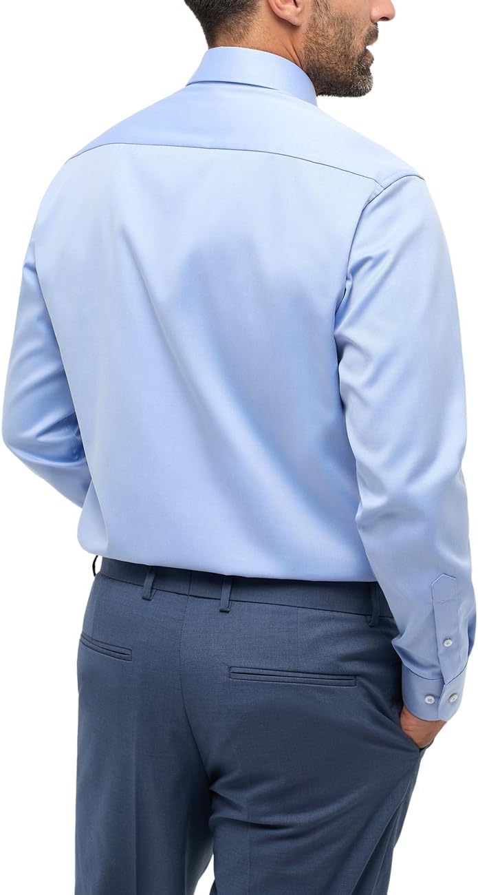 ETERNA Herren Cover Shirt MODERN FIT 38 Dunkelblau, 38 Dunkelblau