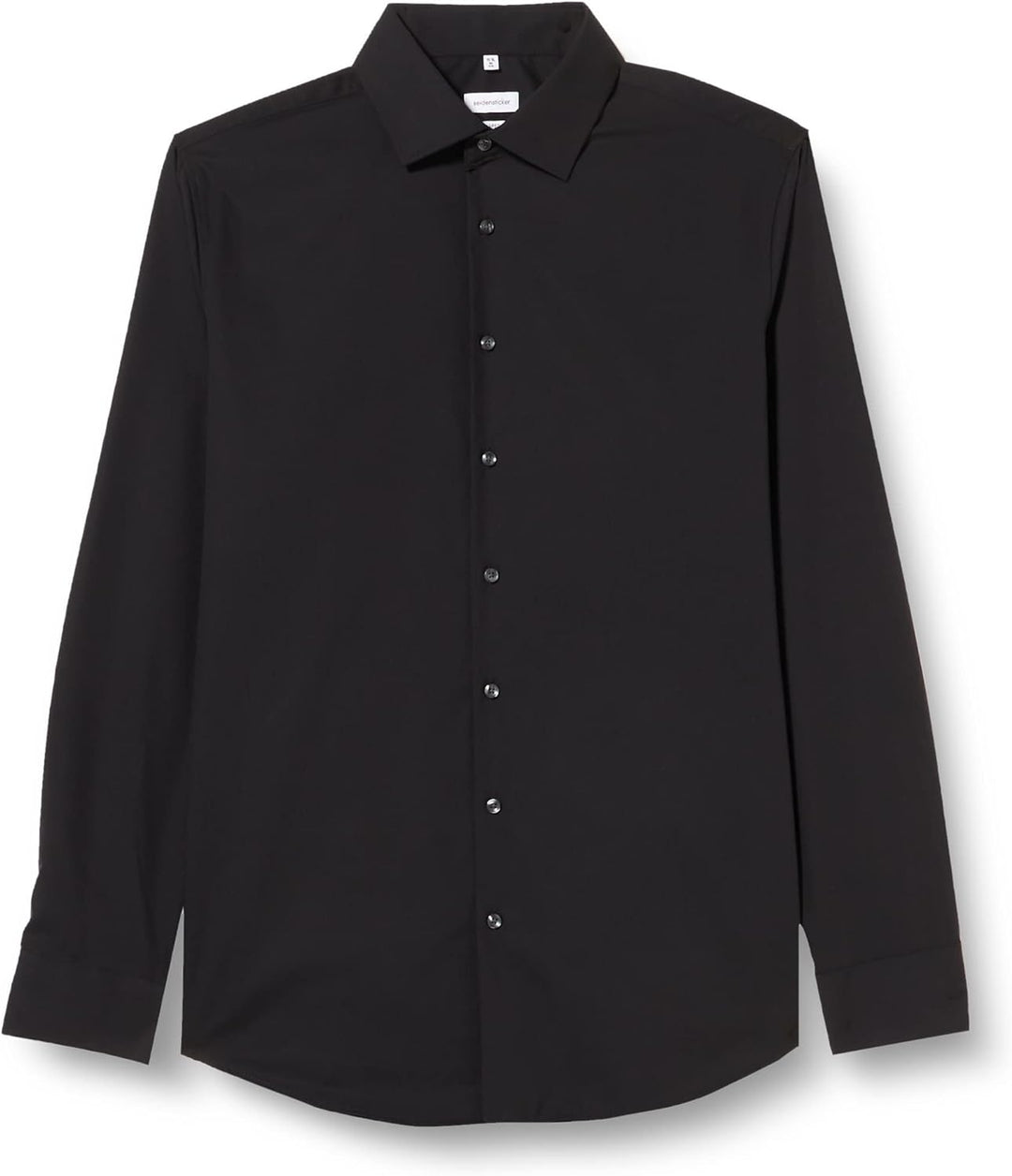 Seidensticker Herren Business-Hemd - Slim Fit Bügelfrei Kent-Kragen Langarm 100% Baumwolle Shaped