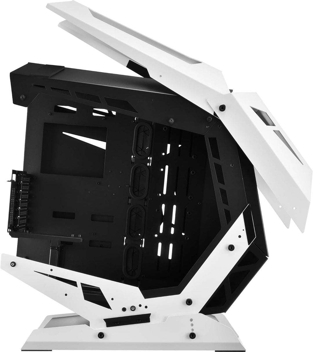 Sharkoon Elite Shark CA700, massives Design-PC-Gehäuse, ARGB, PCIe-Riser-Kabel zur vertikalen Grafik