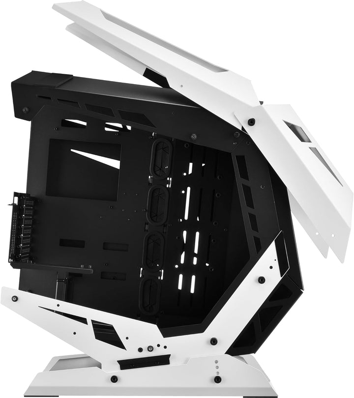 Sharkoon Elite Shark CA700, massives Design-PC-Gehäuse, ARGB, PCIe-Riser-Kabel zur vertikalen Grafik