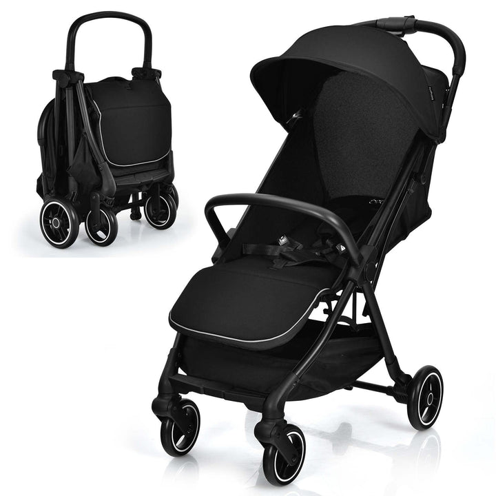 LIFEZEAL Klappbarer Kinderwagen, Kinderbuggy mit verstellbarer Rückenlehne, Buggy mit Schlaffunktion