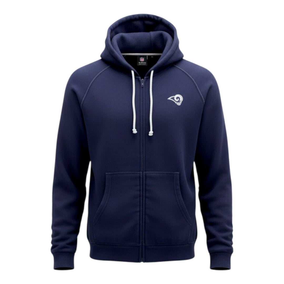 Fanatics NFL Los Angeles Rams Herren Kapuzenjacke Hoodie blau 2027MNAV1OSLAR, S