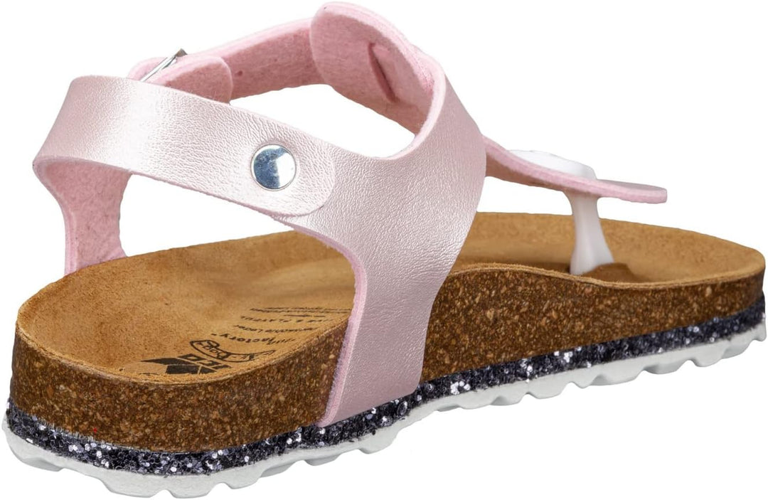 Lico Mädchen Bioline Look Hausschuh 27 EU Rosa, 27 EU Rosa