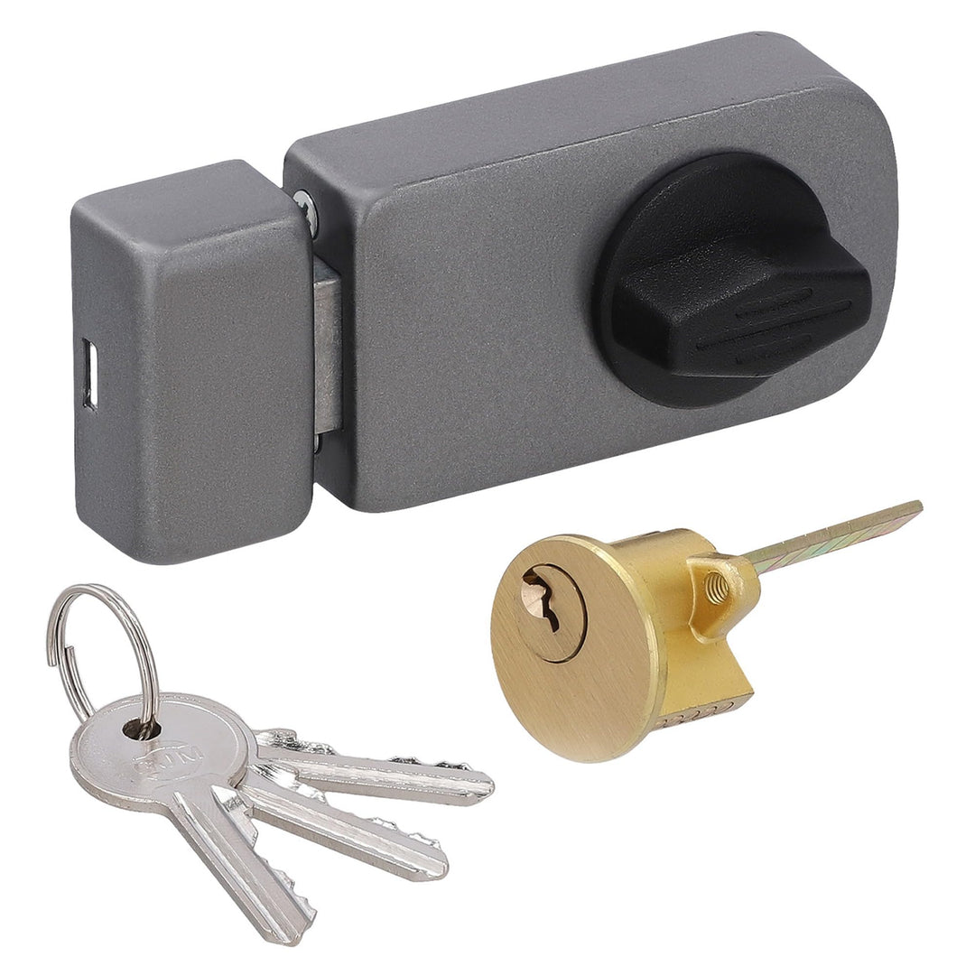 KOTARBAU® Zusatzschloss 60 mm 3 Farben mit Aussenzylinder Verschiedenschliessend Kastenschloss (Anth