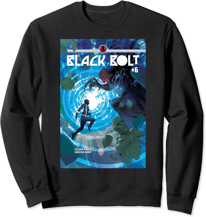 Marvel Black Bolt Comic Cover Sweatshirt