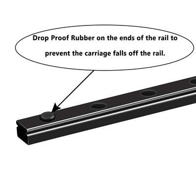 UniTak3D MGN12 Linear Guide Rail 400mm mit MGN12H Lagerstahlwagenblock für CoryXY DIY 3D-Drucker und