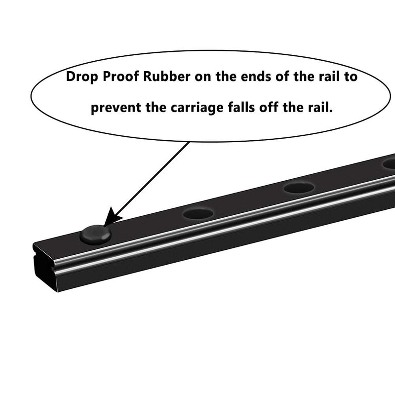 UniTak3D MGN12 Linear Guide Rail 400mm mit MGN12H Lagerstahlwagenblock für CoryXY DIY 3D-Drucker und