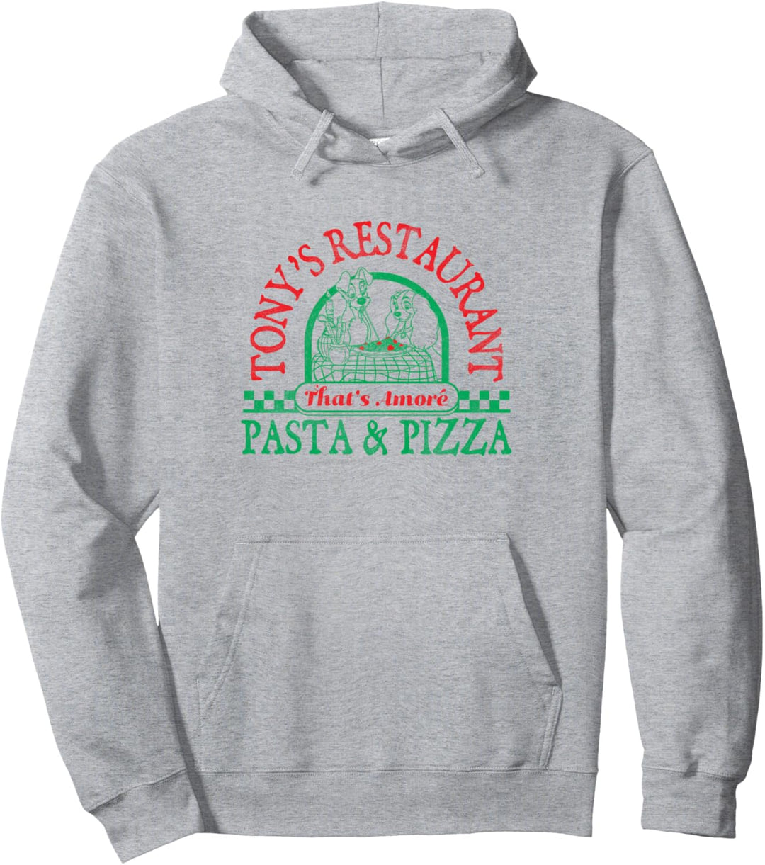 Disney Lady And The Tramp Tony's Restaurant That's Amore Pullover Hoodie