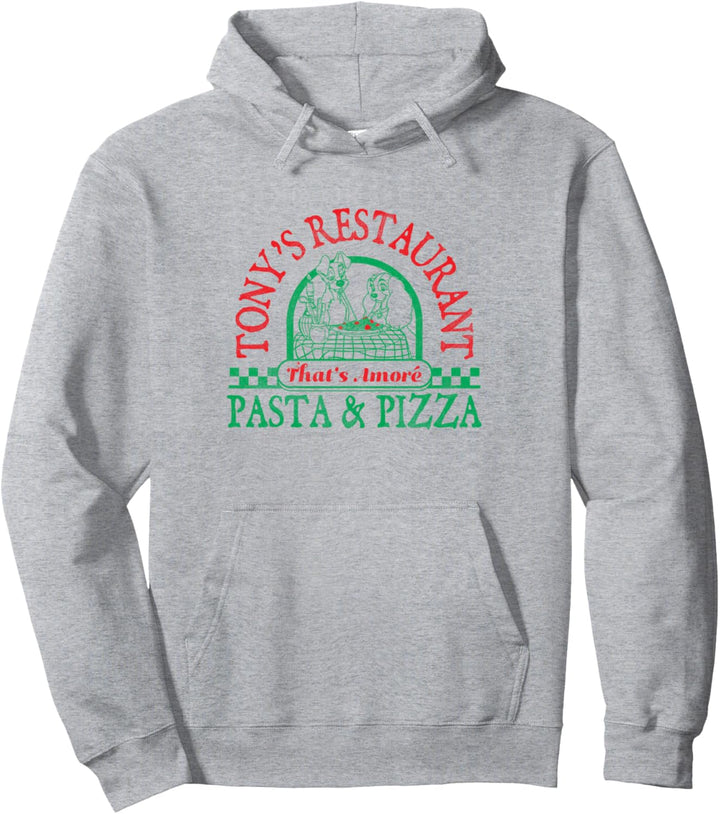 Disney Lady And The Tramp Tony's Restaurant That's Amore Pullover Hoodie