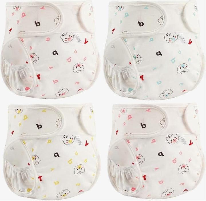 MAIHAO 4 PCS Baby Puppen Windeln Unterwäsche Wiederverwendbare Eignung für 17-22 Zoll Reborn Baby Pu