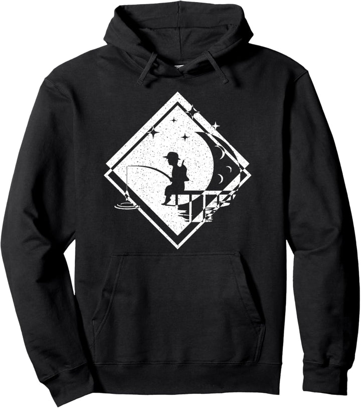 Angler Angeln Angel Fischer Fischen Rute Köder Pullover Hoodie