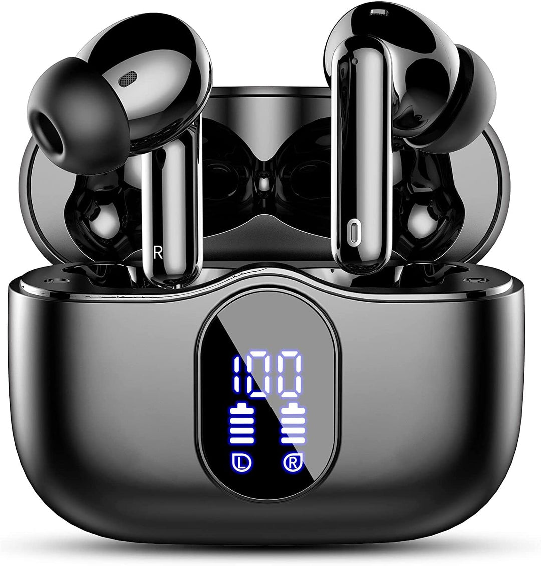 Bluetooth Kopfhörer, Kopfhörer Kabellos Bluetooth 5.3 Sport In Ear Kopfhörer mit 4 Mikrofon, 40 std