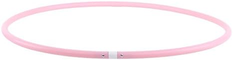 HOOPOMANIA Kinder Hula Hoop Reifen einfarbig [Ø60cm - Ø80cm] Hula Hoop für Kinder bunt Rosa Ø80cm, R