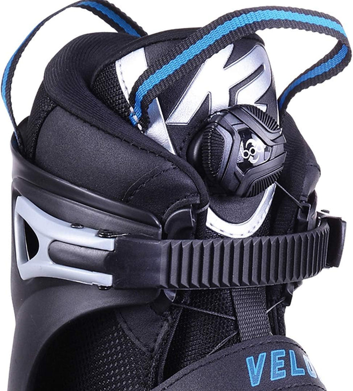 K2 Herren Velocity 84 Boa M Inline Skates EU: 44 (UK: 9.5 / US: 10.5) Black - Blue, EU: 44 (UK: 9.5