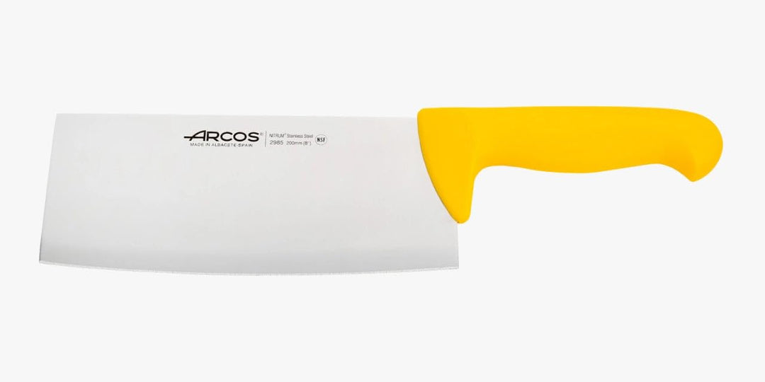 Arcos Serie 2900 - Hackmesser Metzgermesser - Klinge Nitrum Edelstahl 200 mm - HandGriff Polypropyle