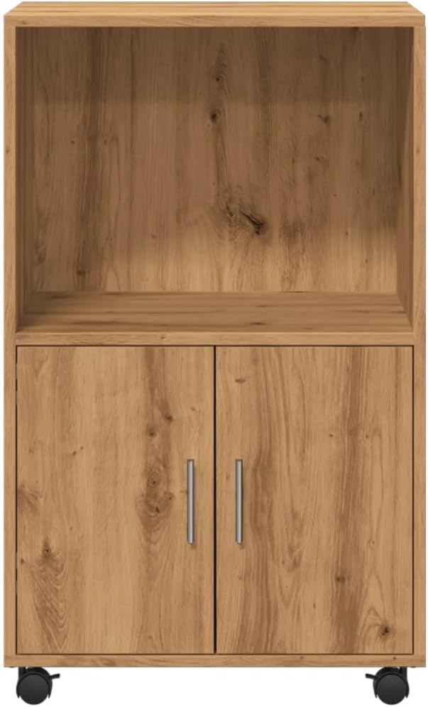 vidaXL Rollschrank, Büroschrank mit Stauraum, Aktenschrank für Wohnzimmer Büro, Bürocontainer Schran