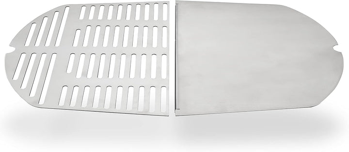 Edelstahl Grillplatte/Plancha passend für alle Grills der Weber Baureihe (Q100/Q1000 Baureihe) Grill