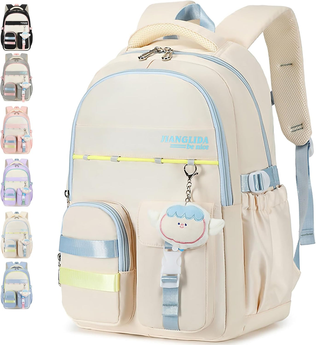 IBALULU Schulrucksack Teenager Schulranzen Schulrucksack Mädchen Jungen Schultasche Wasserdicht Ruck