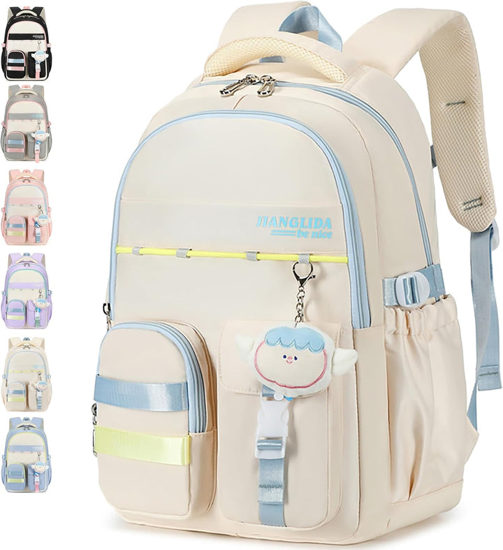IBALULU Schulrucksack Teenager Schulranzen Schulrucksack Mädchen Jungen Schultasche Wasserdicht Ruck