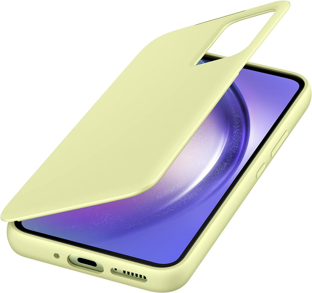 Samsung Smart View Wallet Case EF-ZA546 für das Galaxy A54 5G, Schützhülle in Lime