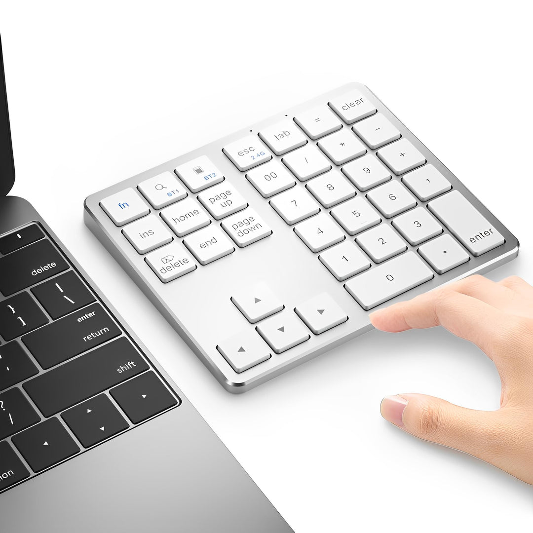 LICAEVEY Wireless Bluetooth -Nummernpad für Laptop - 35 Tasten Dual Mode Wiederaufladbare Numerische